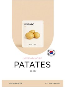 Resim Modamkore Patates Özlü Kore Yüz Maskesi Cilt Tonu Eşitleyici Nemlendirici 