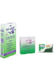 Resim Vi-Vet Azulen Sir Ağda Bant Seti + Vi-Vet Azulen Yüz Ağda Bandı + Ekamix Bulaşık Süngeri 
