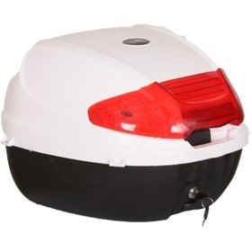 Resim Butik Tien 35 Litre Motosiklet Çantası - Beyaz (Sırt Dayama Pedi Dahil) 