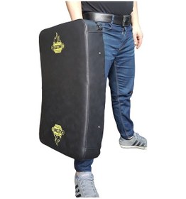Resim Aksaspor Leon Maxi Darbe Yastığı Kick-Boks Lowkick Pads Siyah 