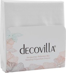 Resim Decovilla 200X200 Pamuklu Köşe Lastikli Sıvı Geçirmez Alez 