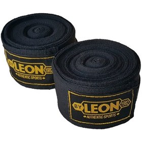 Resim Kogam Leon Elastik Boks, Kick Boks Ve Muay Thai Bandajı 7 Metre Siyah 