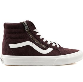 Resim Vans Sk8 Hi Reissue Side Zip Kadın Günlük Ayakkabı VN0007NZDRB1 Kırmızı 