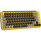 Resim Logitech 920-010819 POP Keys Yellow-Lilac Kablosuz Mekanik Emoji Klavyesi Logitech 920-010819 POP Keys Yellow-Lilac Kablosuz Mekanik Emoji Klavyesi