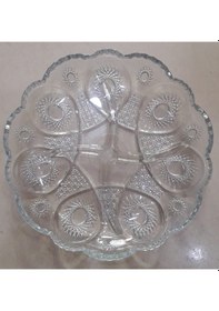 Resim Ghazal Ayaksız Cam Çerezlik Çap : 21cm Ghazal Diğer 