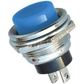 Resim Robotistan Ic180 Metal Büyük Renkli Buton - Mavi 