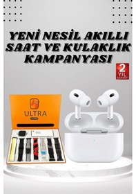 Resim 7 Kordonlu Akıllı Saat Ve Yeni Nesil Kulaklık Dokunmatik Ekran Android Ve İos Uyumlu 