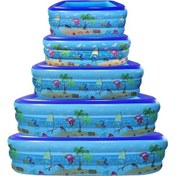 Resim Fastbuy Bağımsız Hava Yastıklı Şişme Havuz - 147x105x50 Cm, Çok Renkli Çok Renkli 