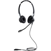 Resim Jabra Q711383 Biz 2400 II Duo USB Çağrı Merkezi Kablo Kulaklığı UC/Yumuşak Telefonlar/USB Masa Telefonları, Denetleyici Programlanabilir Tuşlar, Gürültü Önleme, Siyah 