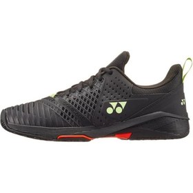 Resim Yonex Sonicage 3 Erkek Tenis Ayakkabısı Siyah Siyah 