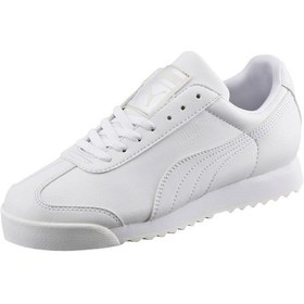 Resim Puma 354259 14 Roma Basic Jr Beyaz-gri Kadın Spor Ayakkabı-beyaz Beyaz 