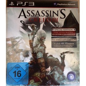 Resim Ubisoft Assassins Creed Iıı Special Edition Ps3 CD Oyun Tehşir 