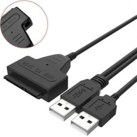 Resim TeknoKapsül USB 2.0 2.5 3.5 Inç Sata SSD HDD Hard Disk Dc Güç Çevirici Dönüştürücü Adaptör Kablosu Uyumlu Ad 