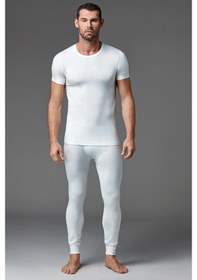 Resim Eros 1454 Sıfır Yaka Kısa Kol Termal Içlik Tek Üst 