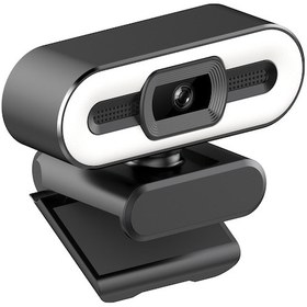 Resim Samdoo 2k 3mp Usb Webcam: Otomatik Kurulum, Mikrofonlu, Işıklandırma Fonksiyonu İle Canlı Yayın, Görüşme Ve Toplantılar İçin Web Kamerası 