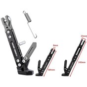 Resim Üniversal Yan Sehpa Set Ayarlı Alüminyum Füme 