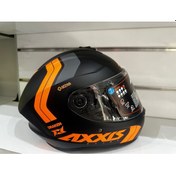 Resim Axxis Draken S B4 Slıde Mat Flour Kask Siyah Turuncu 