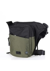 Resim Ççs 31186 Motosiklet Bel Bacak Çanta Yeşil Siyah 