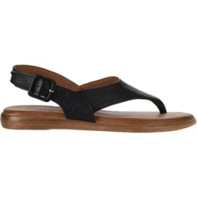 Resim Bueno Shoes Siyah Deri Kadın Parmak Arası Sandalet 01WY8807 01WY8807 