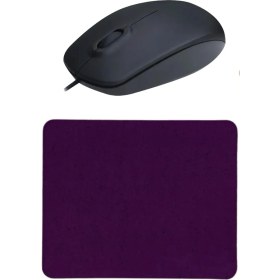 Resim Usin Mor Kum Desen Mouse Pad Kablolu Mouse Bilgisayar Faresi Notebook Pc Uyumlu 