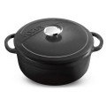 Resim Kitchenware Elegance Siyah Derin Döküm Tencere 20 Cm Voeux