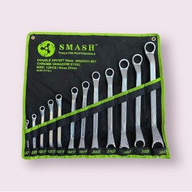 Resim Hırdavat Profesyonel 12 Parça Çift Taraflı Yıldız Anahtar Seti – Dayanıklı Krom Vanadyum Çelik 