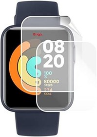 Resim Engo Xiaomi Mi Watch Lite ile Uyumlu Ekran Koruyucu Tam Kaplama Şeffaf TPU Film 2 Adet 