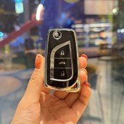Resim 1 Adet TPU Araba Anahtar Kılıfı Kapak Kabuk, for Toyota Için Auris Için Corolla Için Avensis Için Verso Için Yaris Için Aygo Için for SCION TC IM Için Camry Için RAV4 Için Forturner Için Hilux Için 