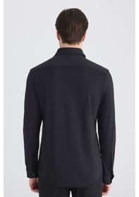 Resim Twn Slim Fit Siyah Örme Gömlek 5ec02ad04259m Çok Renkli 