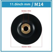 Resim Geeksen Esnek Kauçuk Uçlu Taş İşleme Aleti, M14 Delikli 3 İnç 8 Cm Otomatik Yapışkan Disk, Köşe Fırçası Taşlama, Yaygın Uygulama 