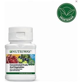 Resim Amway Nutriway Concentrated Fruit And Vegetables 60 Tablet 