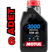 Resim Motul 3000 10w-40 4t 1 L Motosiklet Motor Yağı 6 Adet 