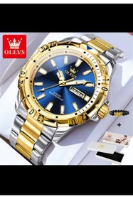 Resim OLEVS 42 MM PASLANMAZ ÇELİK LÜX ERKEK KOL SAATİ 