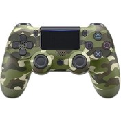 Resim Geeroyoo Ps4 Kablolu Titreşimli Oyun Kontrol Cihazı Sapı Ps4 İçin Çift Çift Şok Kamuflaj Yeşili 