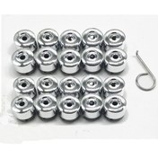 Resim Volkswagen Touareg Audi Q7 Lastik Vidalı Kapak Jant Kapağı Touareg Lastik Vidalı Kapak T77 İçin 20 Paket 