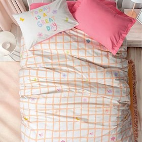Resim Cotton Box Junior Jours Pembe Ranforce Tek Kişilik Nevresim Takımı 160x220 