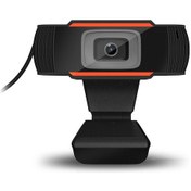 Resim Springsun Usb 2.0 Web Kamera 1080p Hd - Mikrofonlu, Plug & Play, Siyah/turuncu, 30fps, 1920x1080 Piksel 