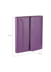 Resim Organizer Ajanda Tarihsiz Çizgili 22x26 CM - Lila 