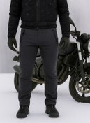 Resim Ysf WorkWear İş Market Softshell Antrasit Füme Outdoor Pantolon – Su ve Rüzgar Geçirmez, İçi Polarlı, Kışlık 