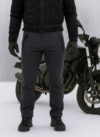 Resim Ysf WorkWear İş Market Softshell Antrasit Füme Outdoor Pantolon – Su ve Rüzgar Geçirmez, İçi Polarlı, Kışlık 