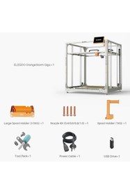 Resim ELEGOO OrangeStorm Giga 3D YAZICI 