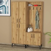 Resim Kalender Dekor Rose-1-4 Portmanto Vestiyer Ayakkabılık RS04 