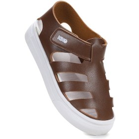 Resim Kiko Kids Limba Cırtlı Erkek Çocuk Sandalet Taba Taba 