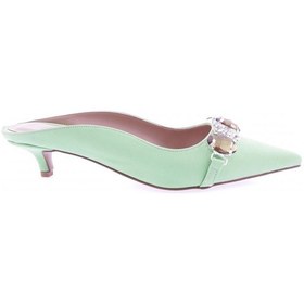 Resim Dgn 4225-23y Kadin Kristal Taşli Terlik 4225-1710-R13731 Su Yeşili 