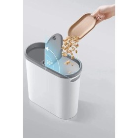 Resim Tr 10 Litre Modern Tasarım Çöp Kovası – Banyo, Ofis, Mutfak Için Hijyenik & Pratik Atık Kutusu, Kre 