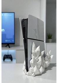 Resim Ps5 Slım Stand Dijital Versiyon Uyumlu Playstation 5 Dikey Stand Ps5 Stand Beyaz 