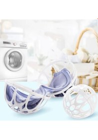 Resim 3 Parça Sütyen Ve Çamaşır Yıkama Topu Pratik Plastik Iç Çamaşır Yıkama Topu Renkli 