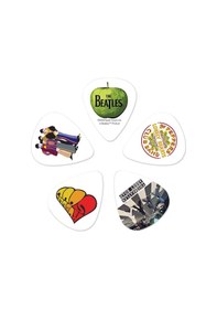 Resim Planet Waves 1cwh4-10b3 Beatles Albums Pena Medium 10'lu Paket Beatles Görselli - Selüloit - Klasik Ton 