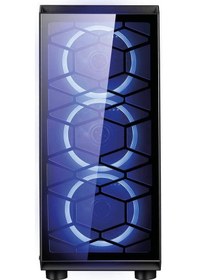 Resim Turbox Gaming 192-6 250W-300W Psu-4X Blue Fan-2X2.0 Usb 