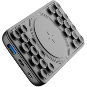 Resim Cellularline Octopus Qi Kablosuz Taşınabilir Şarj Cihazı 10000 mAh Siyah 